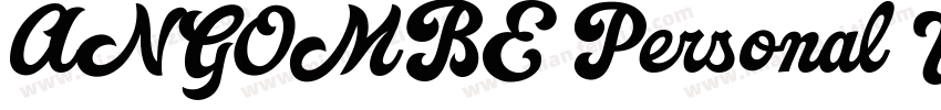 ANGOMBE Personal Use字体转换
